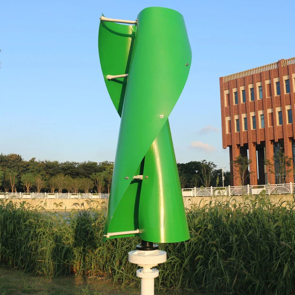 EU Duty Free Delivery 6000W 10000W 15000W Wind Vertical Turbine Generators Free Energy Windmills 24V 48V 12V MPPT Controller