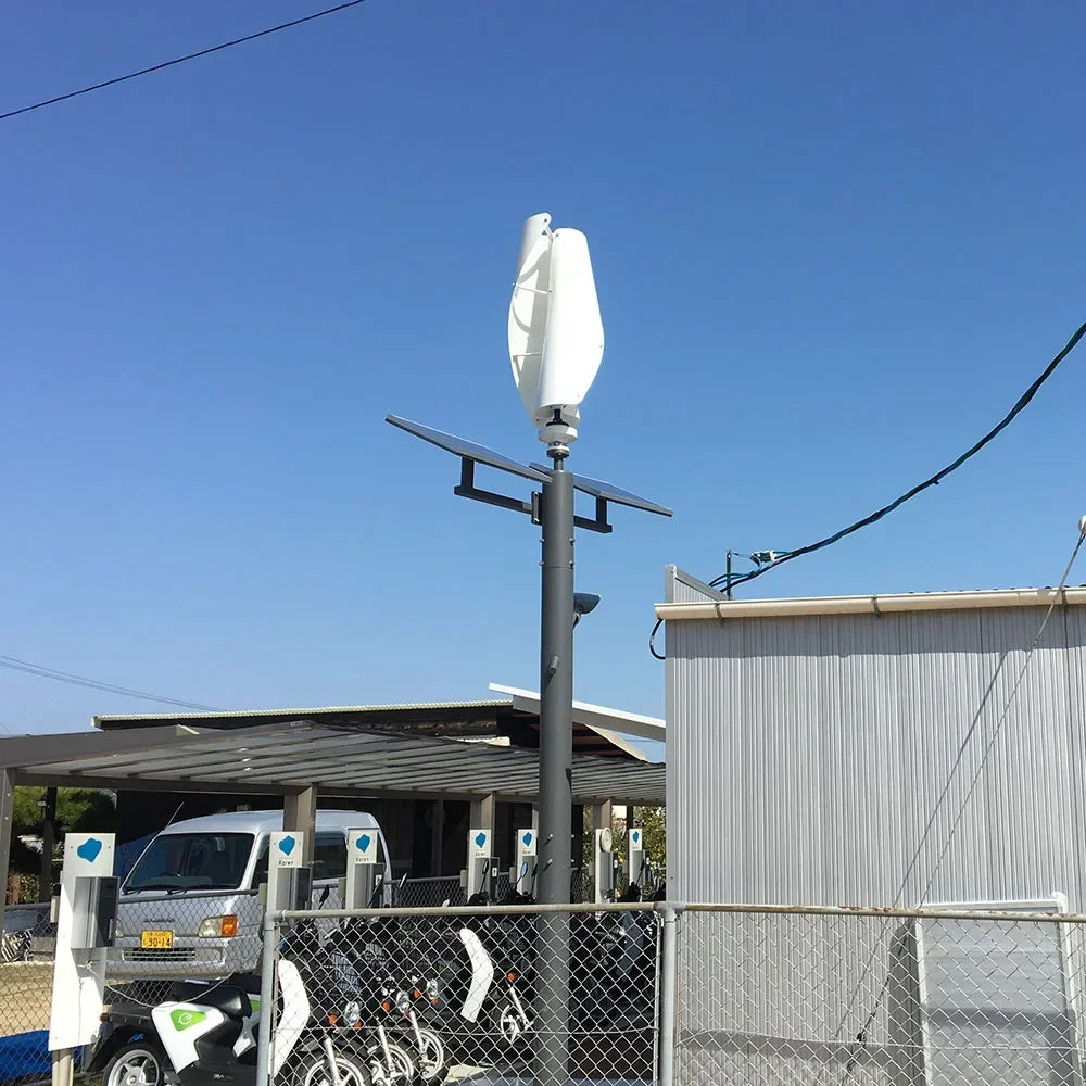 EU Duty Free Delivery 6000W 10000W 15000W Wind Vertical Turbine Generators Free Energy Windmills 24V 48V 12V MPPT Controller