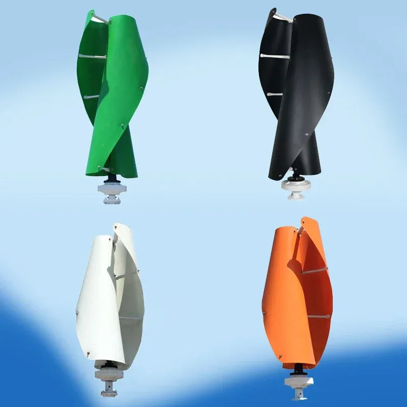 EU Duty Free Delivery 6000W 10000W 15000W Wind Vertical Turbine Generators Free Energy Windmills 24V 48V 12V MPPT Controller